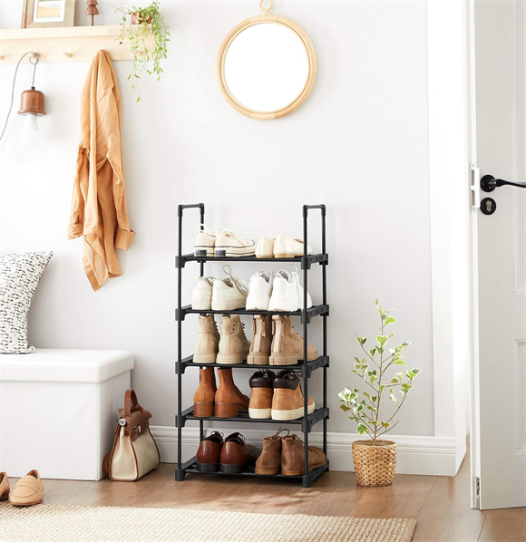 Shoe rack with cover